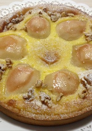 Una foto de Tarta de Peras con Nueces