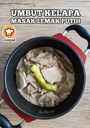 Gambar Umbut Kelapa Masak Lemak Putih