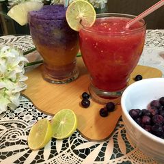A picture of Fresh Fruity Slushies.