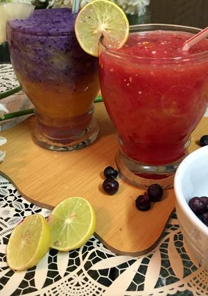 A picture of Fresh Fruity Slushies.