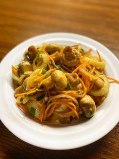 Фото Мариновані печериці по-корейськи🥕.