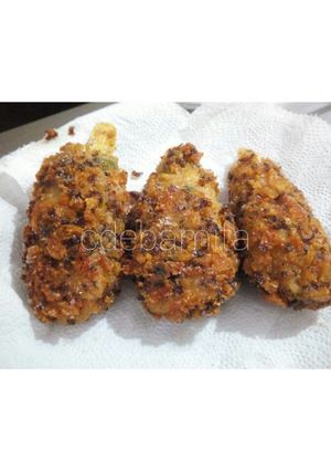 A picture of Oats Soya chaap fry.
