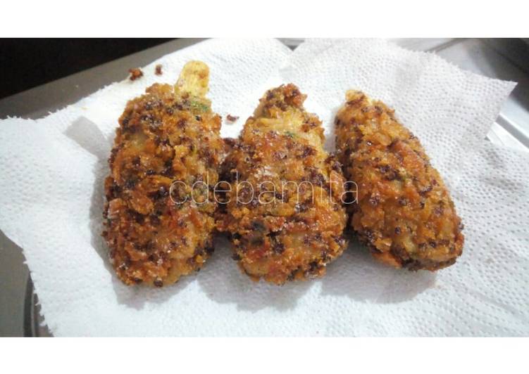 Steps to Prepare Homemade Oats Soya chaap fry