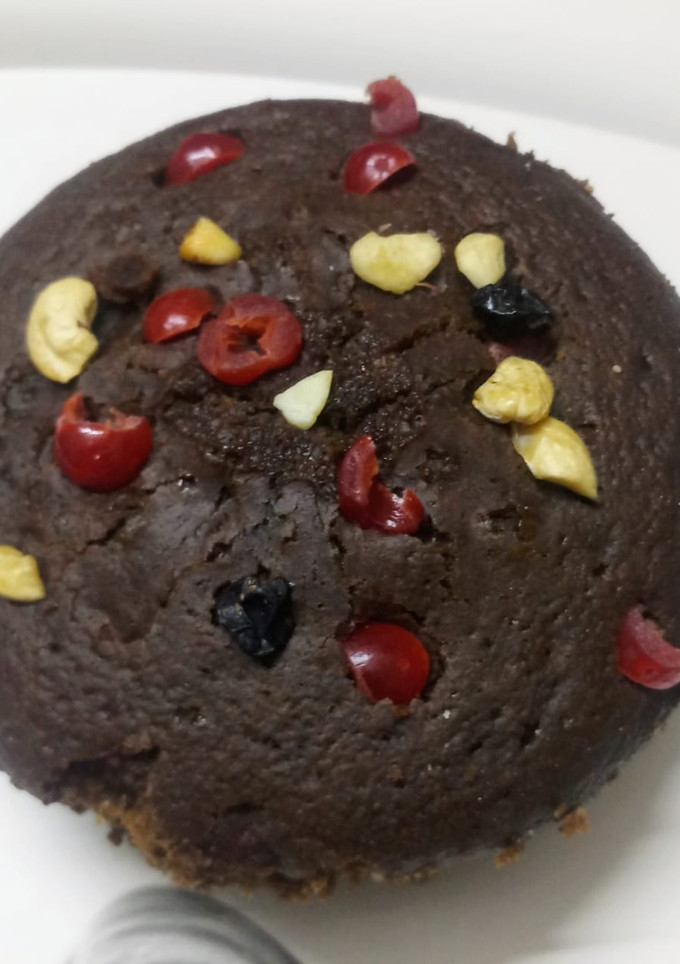 முட்டை சேர்க்காத பிளம் கேக் (Eggless plum cake recipe in tamil) செய்முறை முக்கிய புகைப்படம்