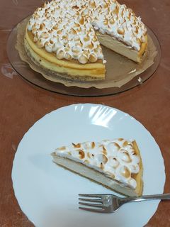Ricottás sajttorta almapürével gluténmentesen recept fotója