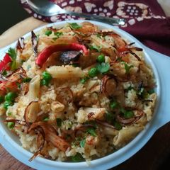 A picture of Pasta fried rice.