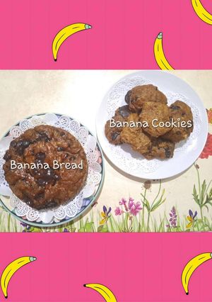 Foto resep Banana Cookies & Banana Bread
