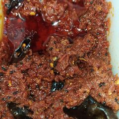 Home style tomato pickle A picture of Home style tomato pickle.