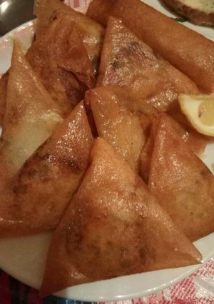 صورة لوصفة بوراك بالدجاج والجبن