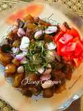 Oseng Cingur (bumbu kecap / sate)