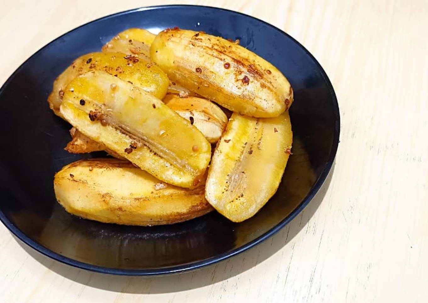 Pisang Mentah Goreng