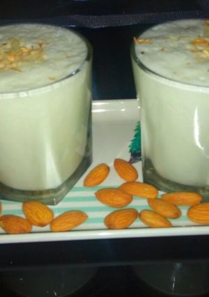 A picture of Almond-lassi.