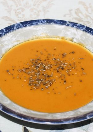 Una foto de Crema de col china