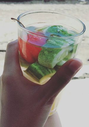 Foto resep Infused water 👉 mentimun,cermay dan jeruk