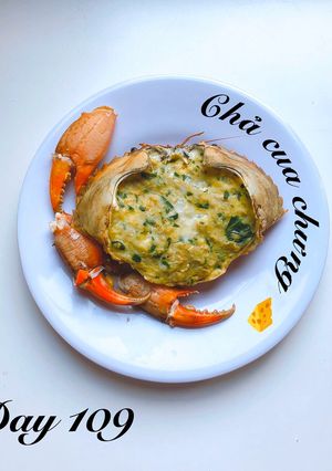 Hình của món Chả 🦀 chưng 🧀 béo ngậy.
