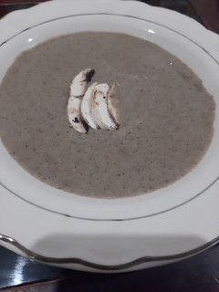 Una foto de Crema de champiñones