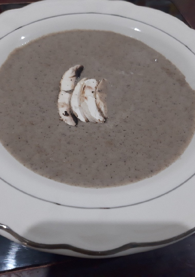 Una foto de Crema de champiñones