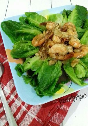 Foto resep Tumis baby cuciwis plus udang saos tiram