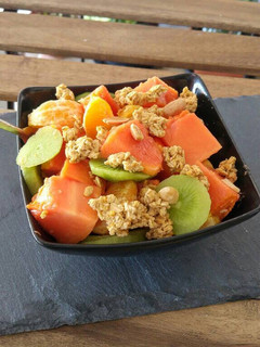 Una foto de Fruta con sorpresa para desayunar