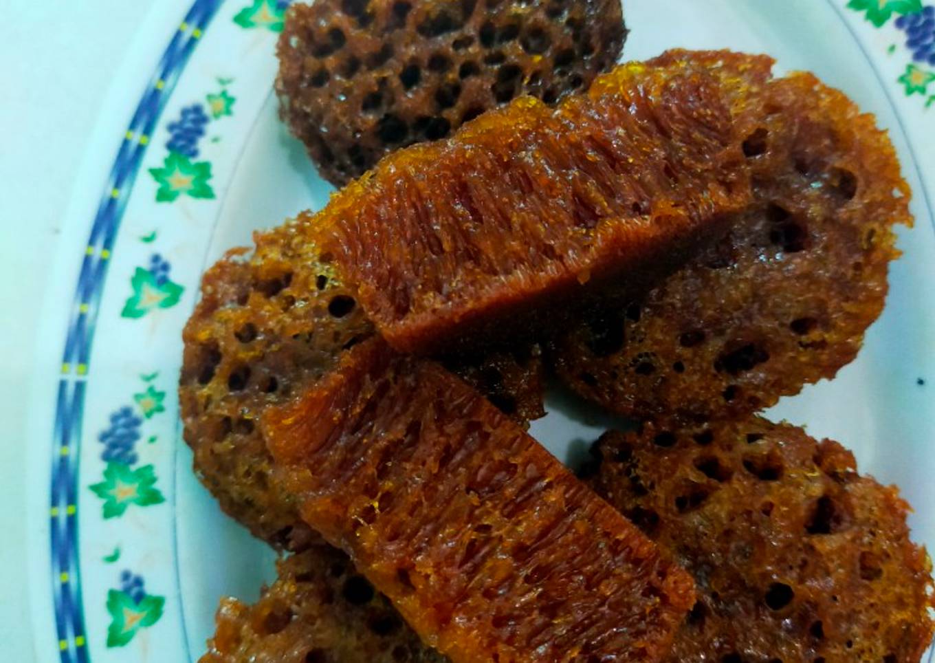 Kue sarang semut cetakan martabak mini