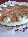 Torta fredda allo yogurt al caffè
