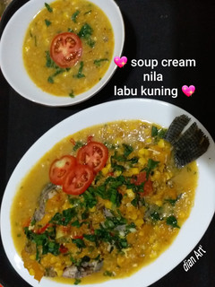 Foto resep SOUP CREAM NILA LABU KUNING💝