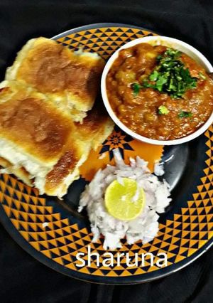 A picture of Pavbhaji.