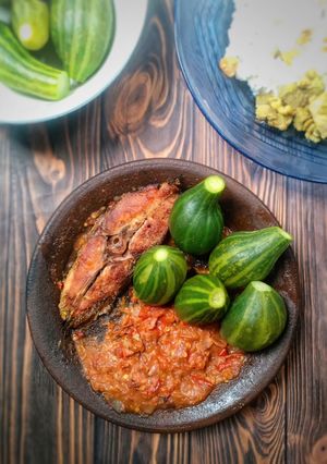 Foto resep 1039. Bendoyo Krai Sambal Terasi