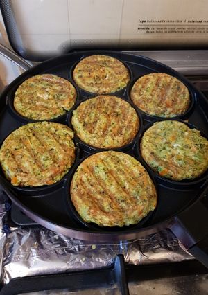 Una foto de Tortilla de brócoli rellenas con ricotta