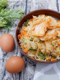 Hình của món Cơm Chiên Kim Chi.