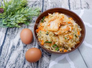 Hình của món Cơm Chiên Kim Chi.