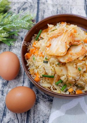 Hình của món Cơm Chiên Kim Chi.