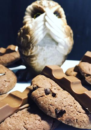 Une photo de Cookies au kinder délice