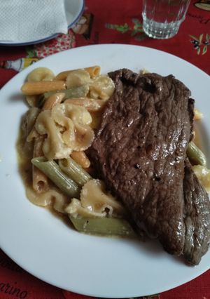 Una foto de Fideos a la Carbonara nueva versión
