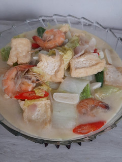 Foto resep Sawi putih masak santan