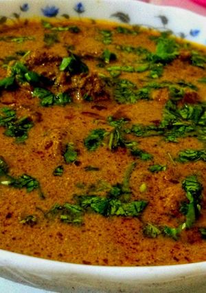 A picture of Kolhapuri Chicken.