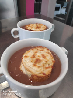 Una foto de Sopa de cebolla