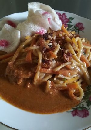 Foto resep 42. Mi Gomak Bumbu Kacang