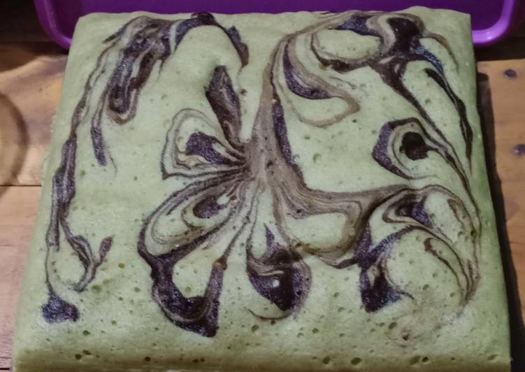 Resep Bolu kukus matcha chocolatos yang Lezat Sekali