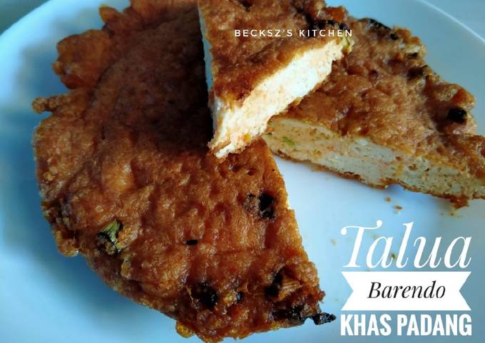 Cara Gampang Menyiapkan 5. Telor dadar khas padang / Talua Barendo Anti Gagal