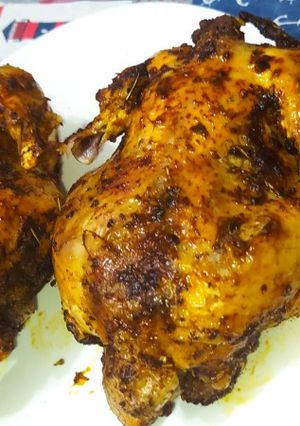 Foto di Pollo con patate in friggitrice ad aria