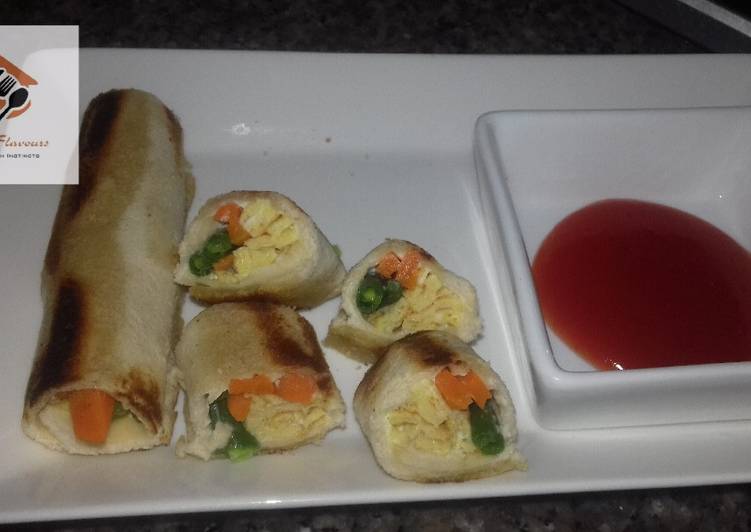 Bread roll sushi
