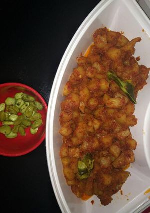 Foto resep Sambel goreng kentang pete