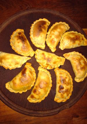 Una foto de Empanadas de pollo y calabaza