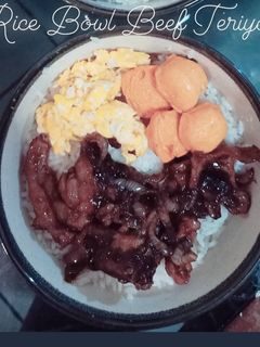 Foto resep Rice Bowl Beef Teriyaki