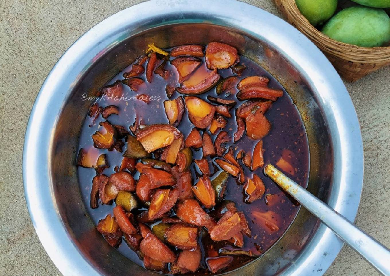 Sweet and sour mango pickle