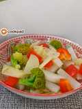 Brokoli dan Lobak Putih sayur Rebus