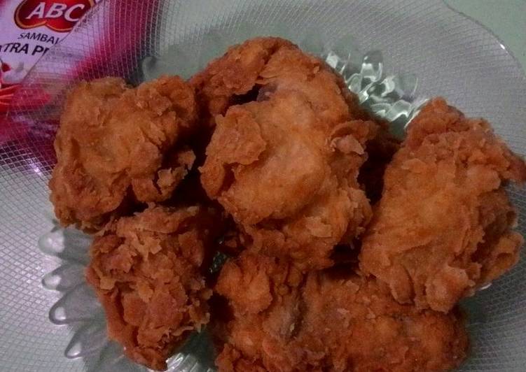 Ayam kentucky &quot;no ribet&quot;