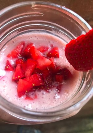 Foto resep Strawberry Banana Smoothie