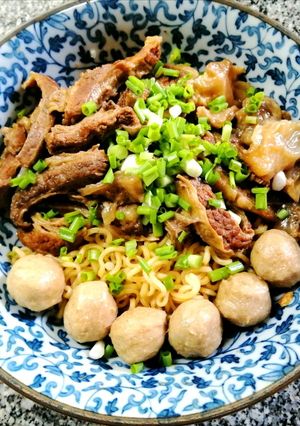 รูปของ บะหมี่แห้งเนื้อตุ๋น